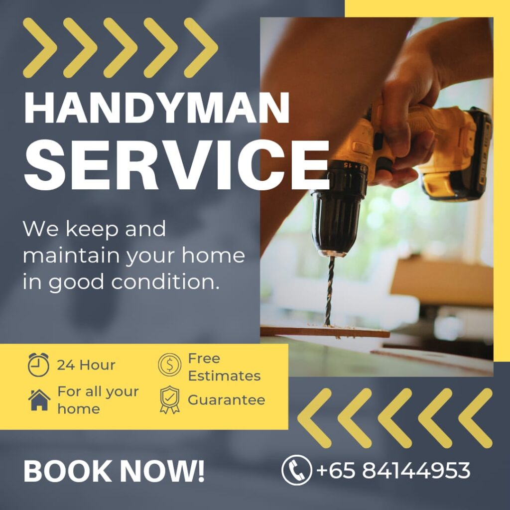 handyman services, Carpenter Services, Furniture Assemble, Painting Services, Wardrobe & cabinet repairs services, Tiles Repair & replacement services